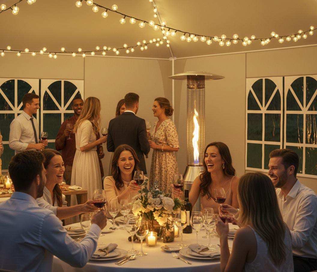 Carpa gazebo 6m*3m con 4 laterales