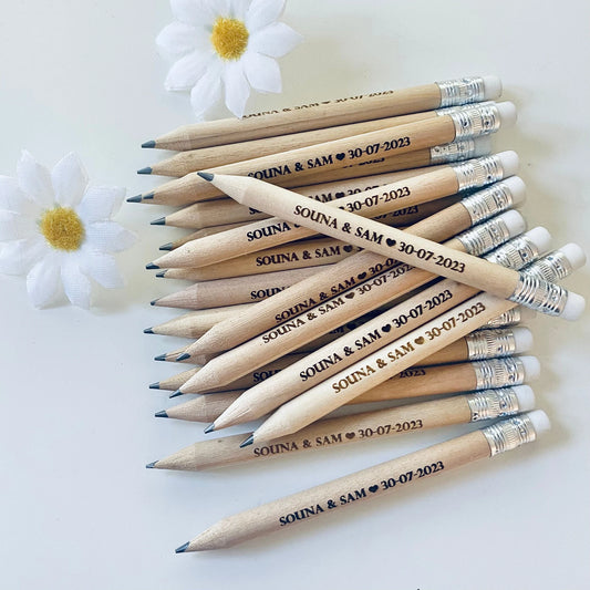 50 lápices personalizados