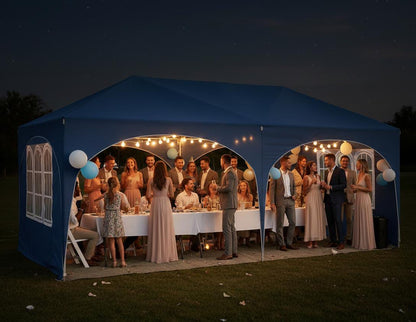 Carpa gazebo 6m*3m 6 laterales estructura araña