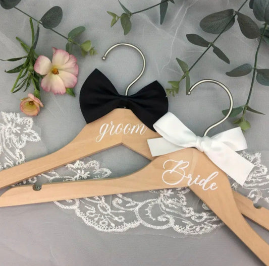Perchas novio y novia